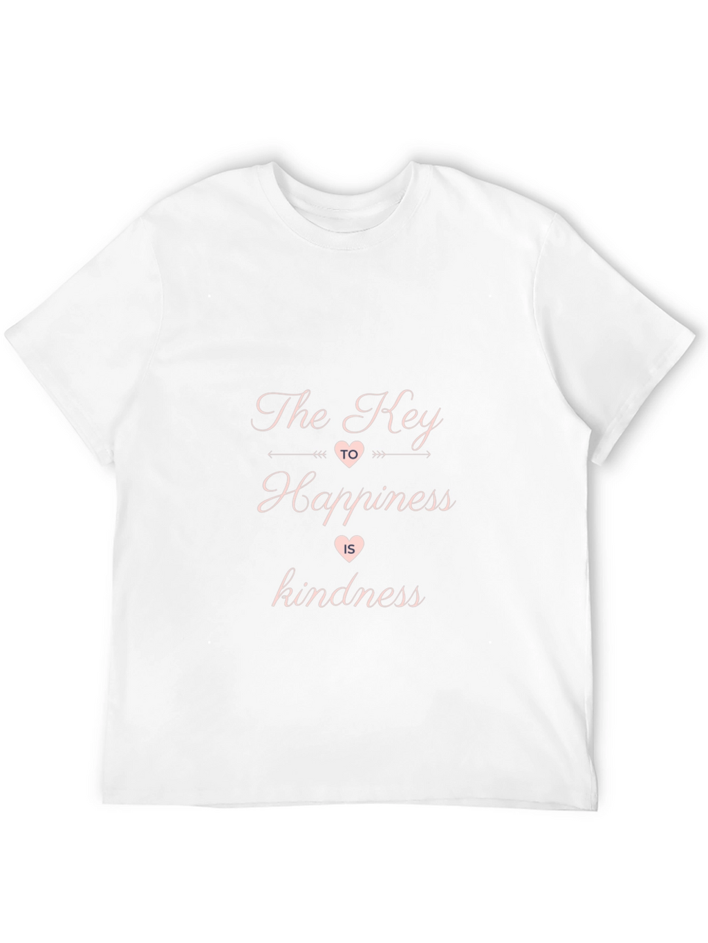 The Key to Happiness Kindness Black Tee