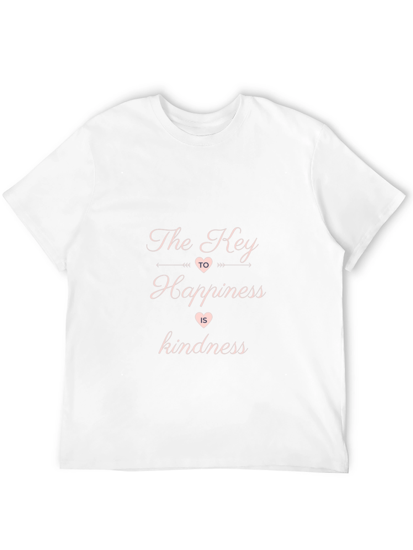 The Key to Happiness Kindness Black Tee