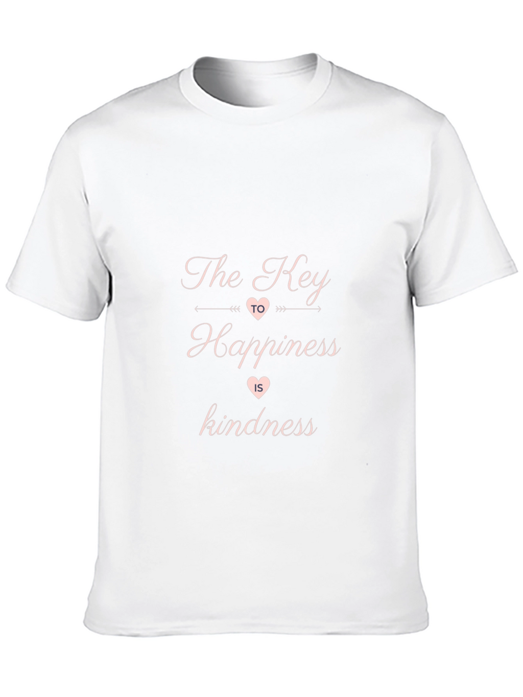 The Key to Happiness Kindness Black Tee