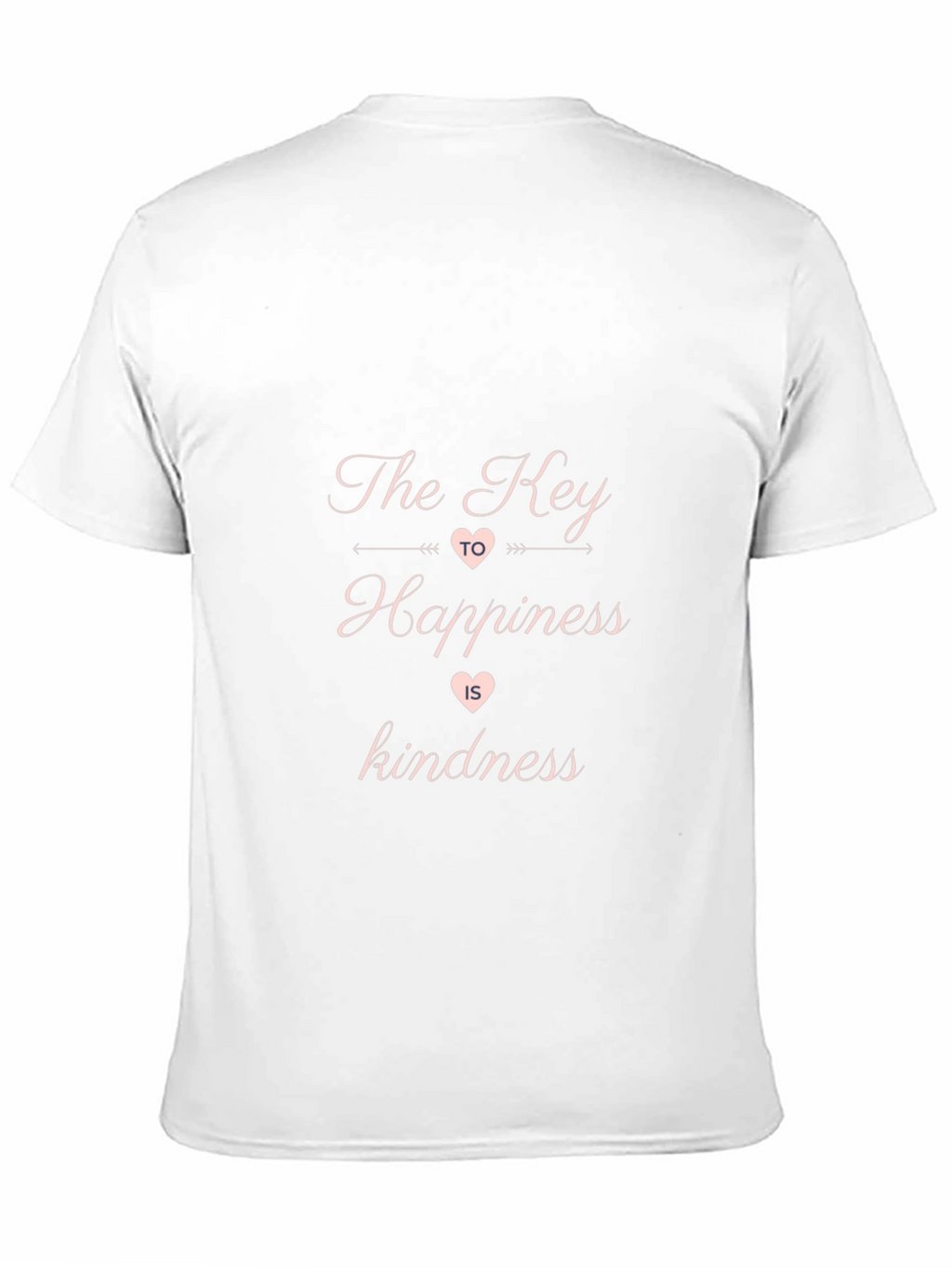 The Key to Happiness Kindness Black Tee
