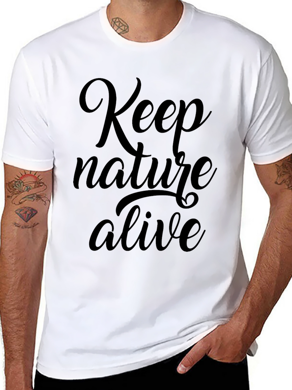 Keep Nature Alive Graphic Tee - Eco-Friendly Fashion