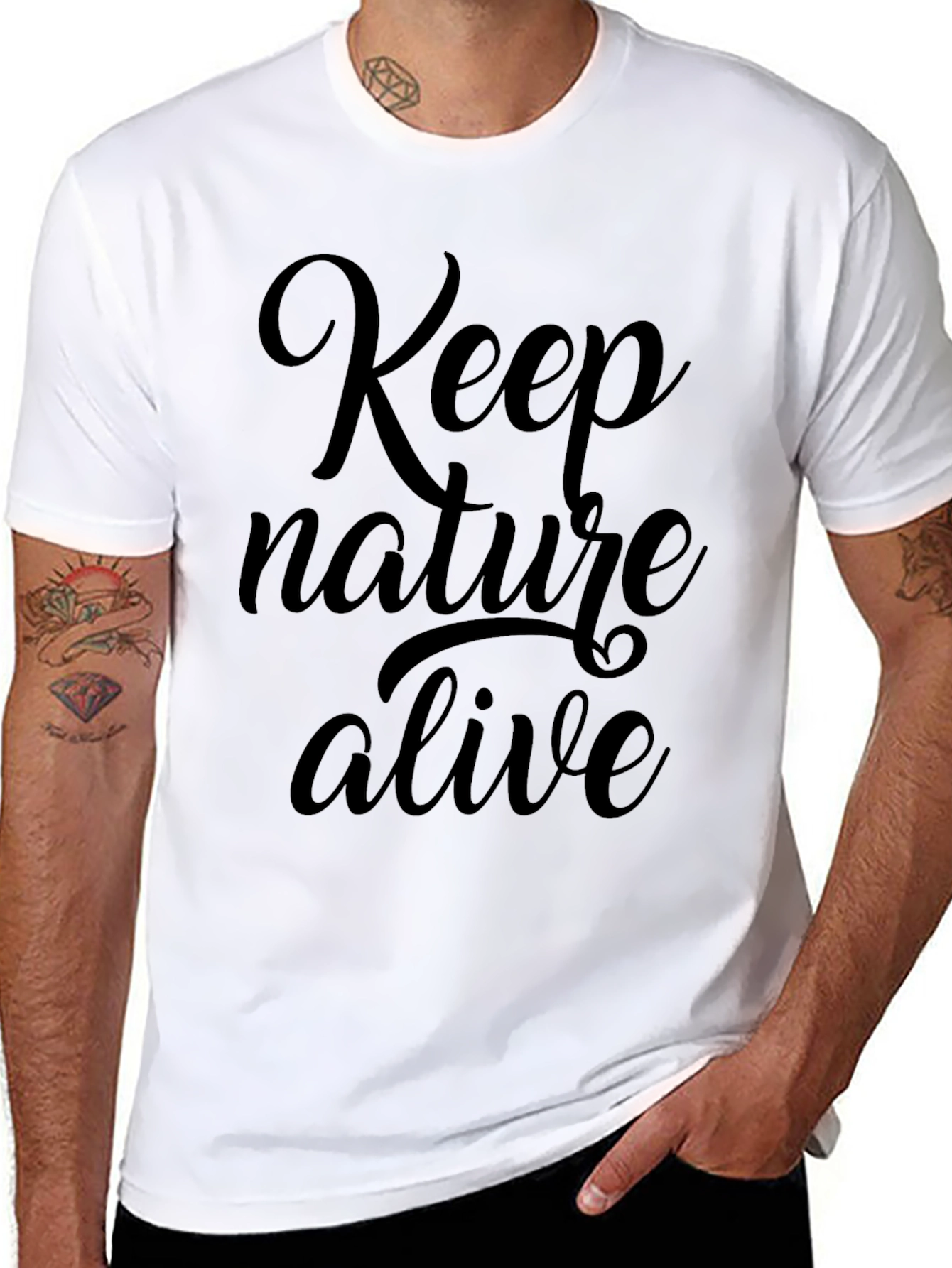 Keep Nature Alive Graphic Tee - Eco-Friendly Fashion