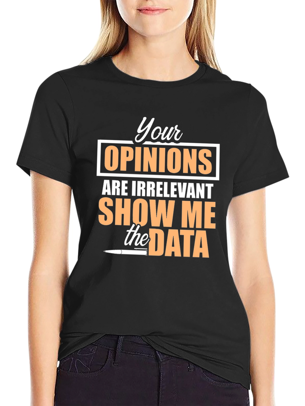 Data Driven Black T-Shirt