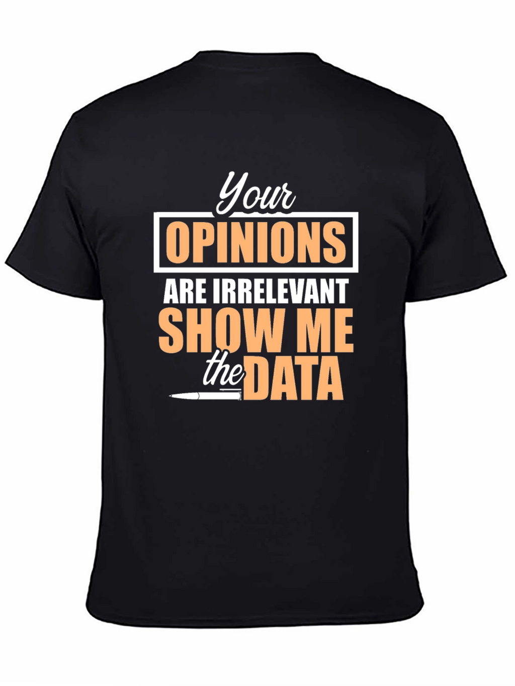 Data Driven Black T-Shirt