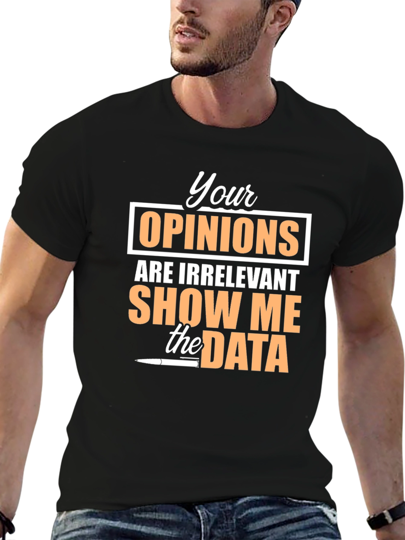 Data Driven Black T-Shirt