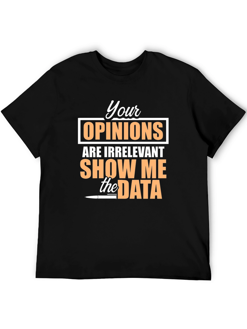 Data Driven Black T-Shirt