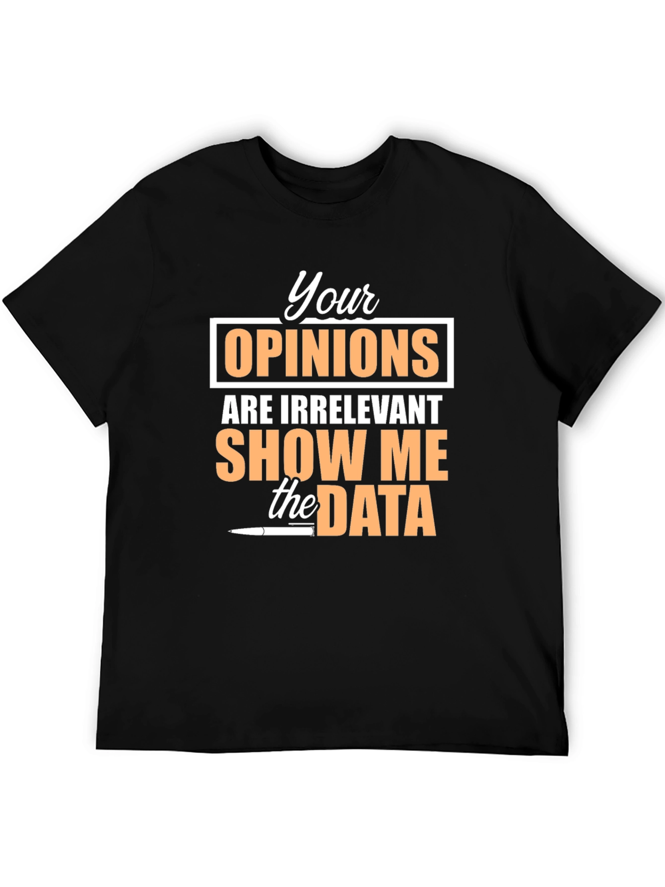 Data Driven Black T-Shirt