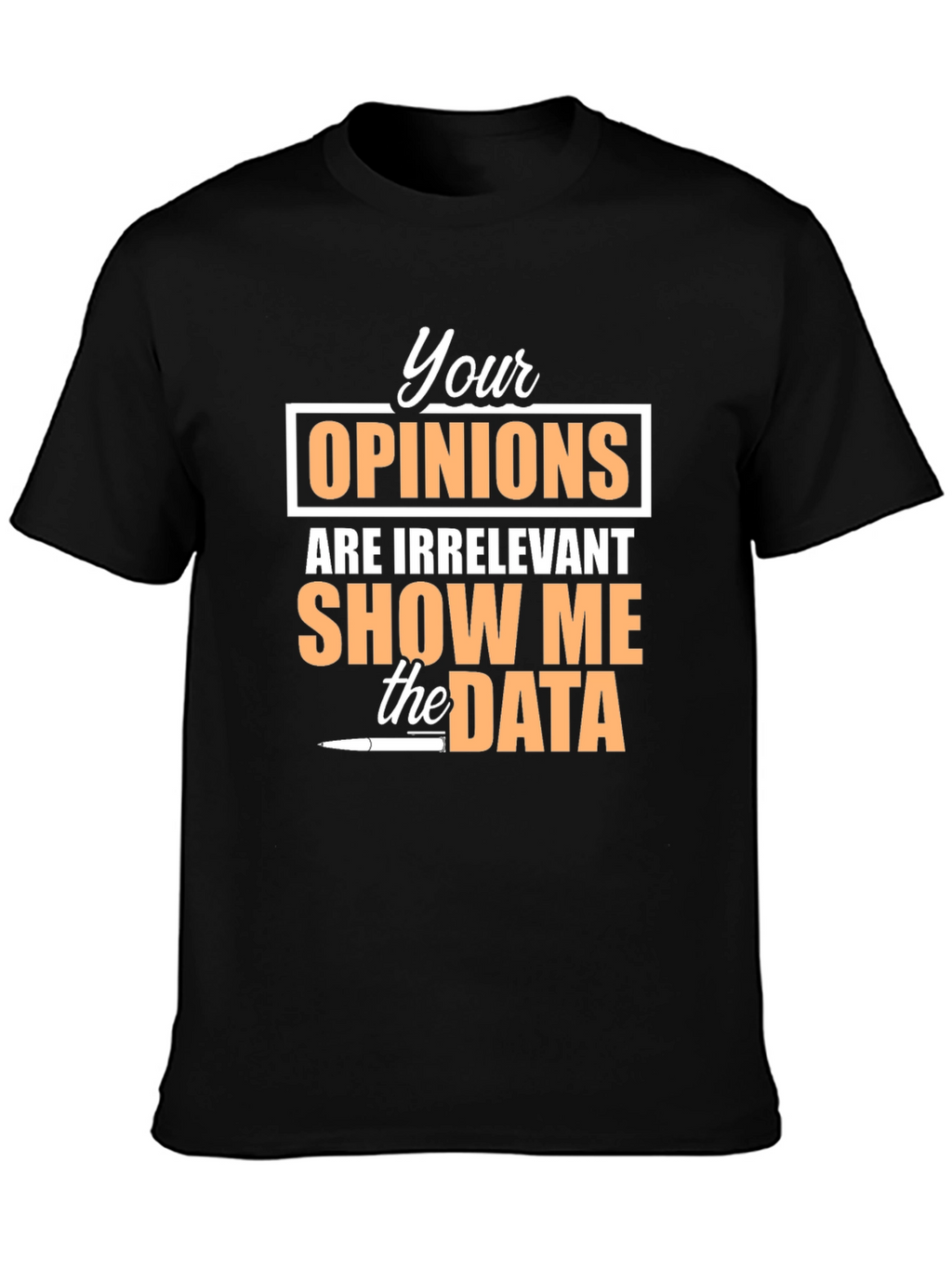 Data Driven Black T-Shirt