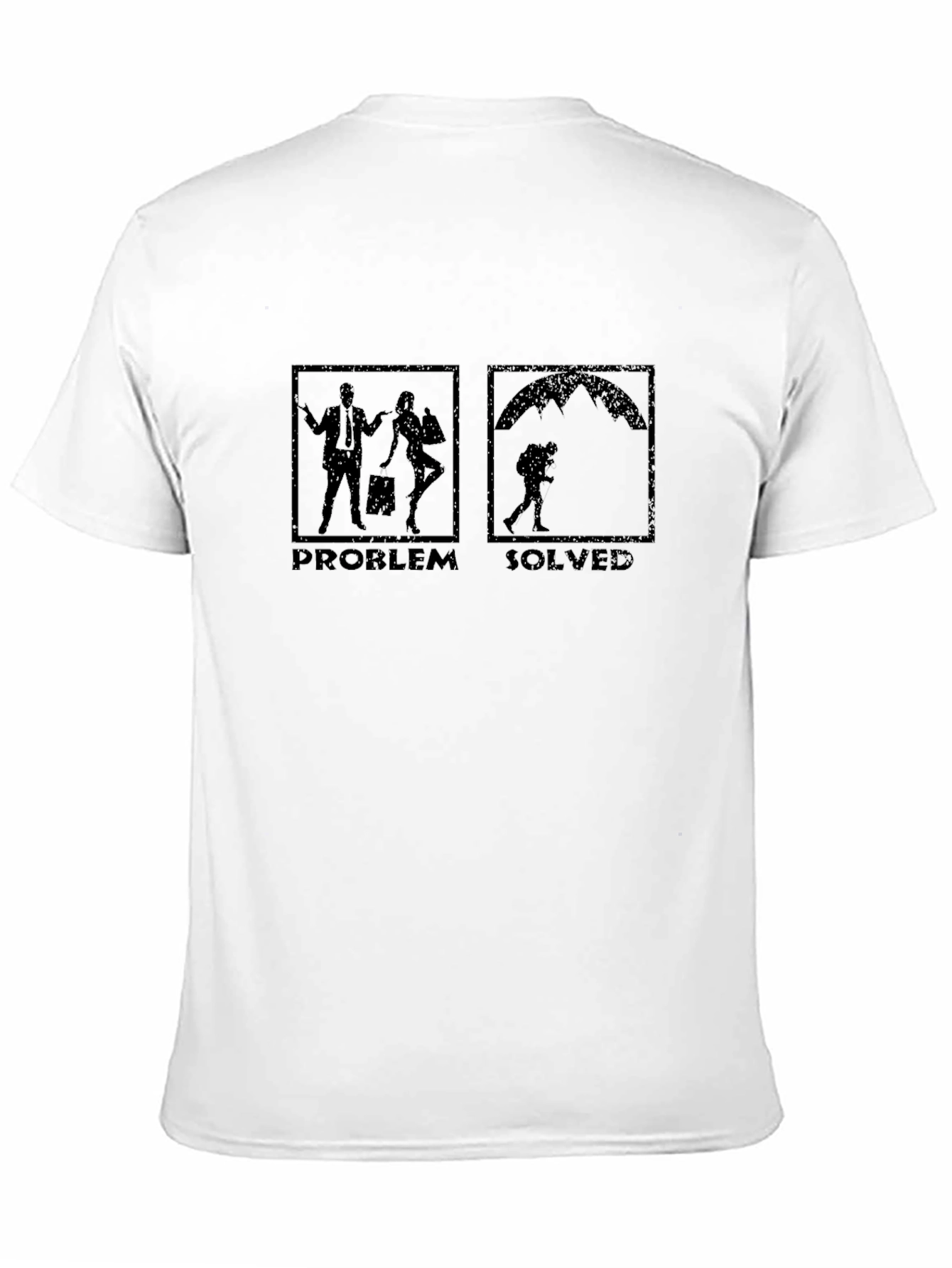 Problem Solved T-Shirt - Funny Skydiver Tee