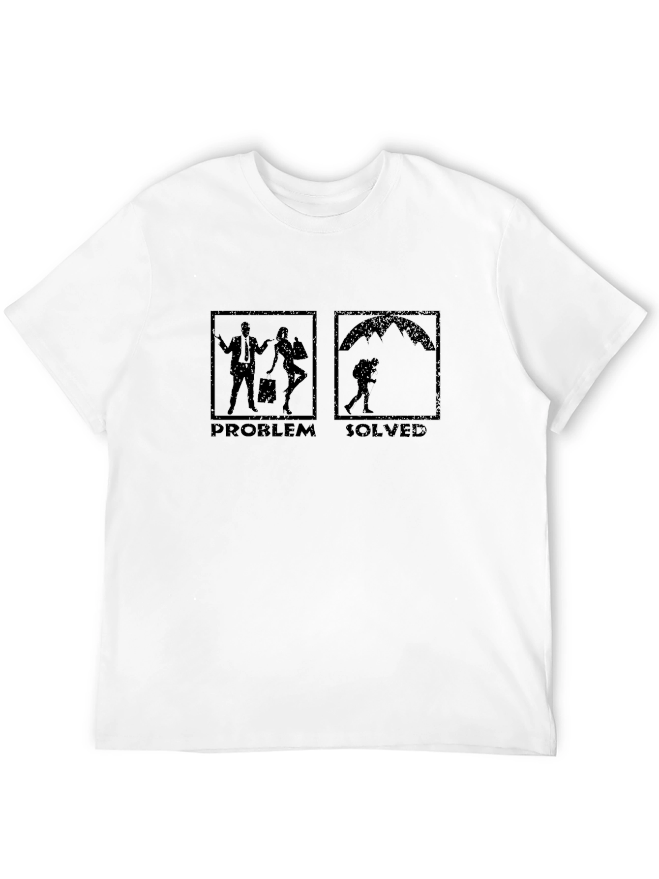 Problem Solved T-Shirt - Funny Skydiver Tee