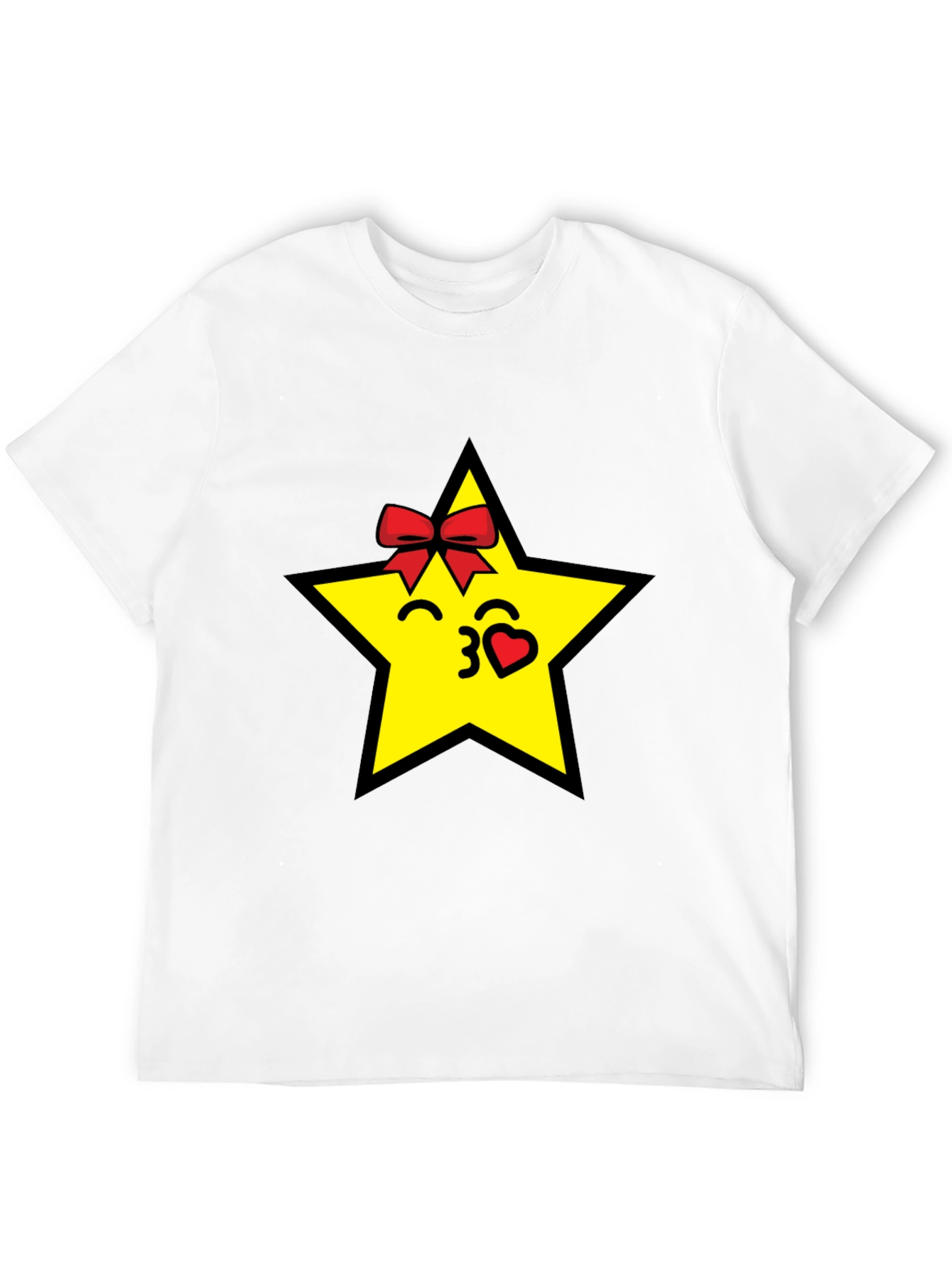 Star Kiss Black T-Shirt