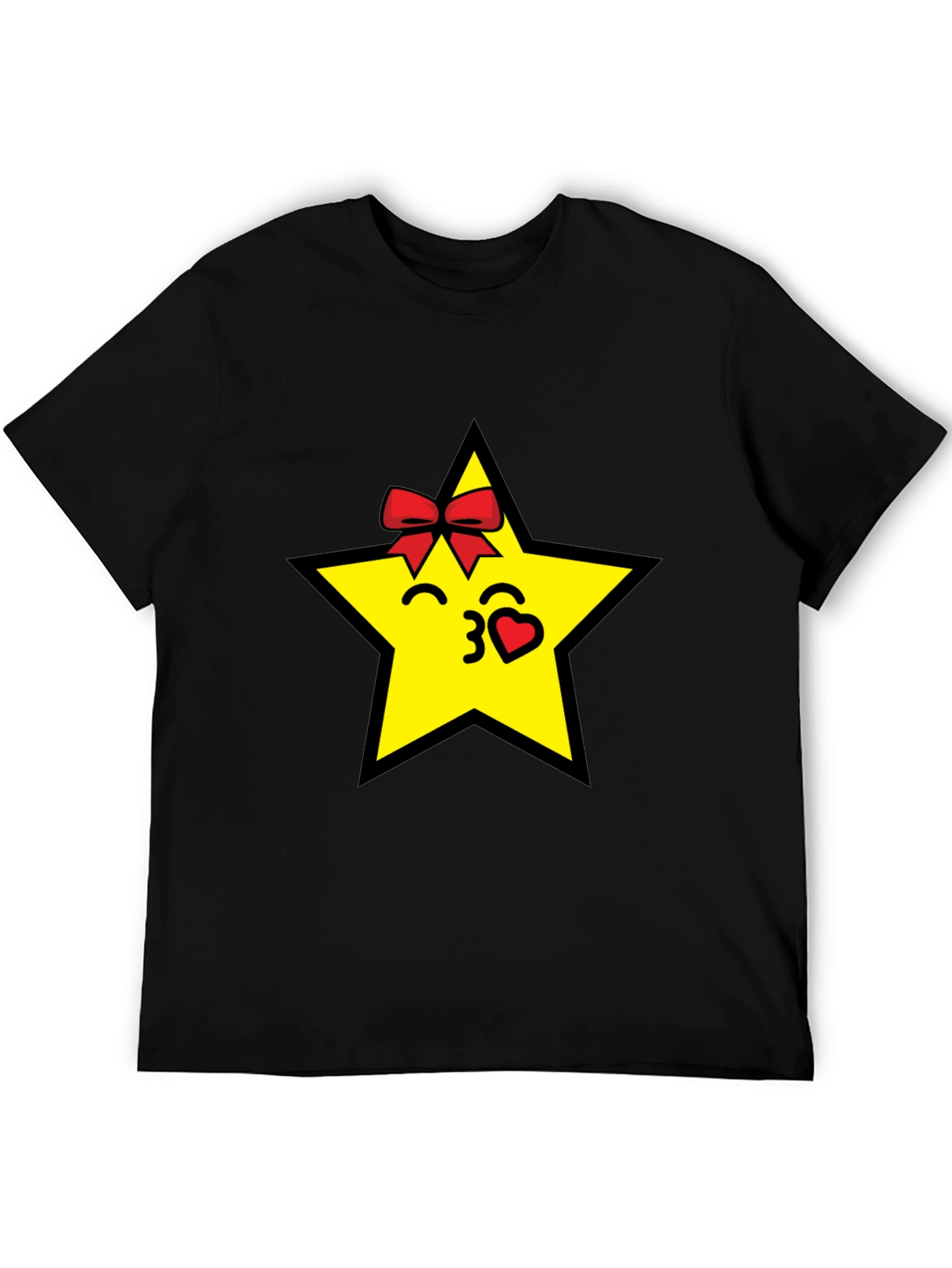 Star Kiss Black T-Shirt