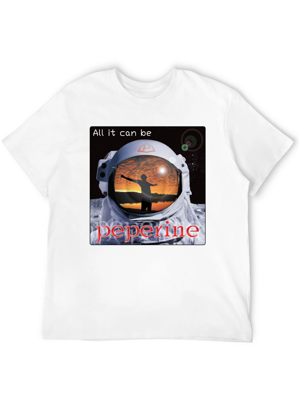 Astronaut Sunset T-Shirt - All It Can Be