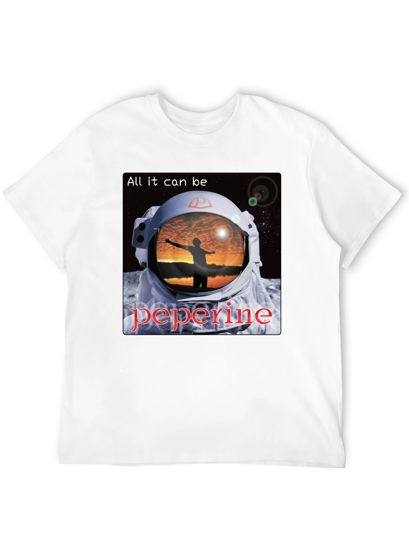 Astronaut Sunset T-Shirt - All It Can Be