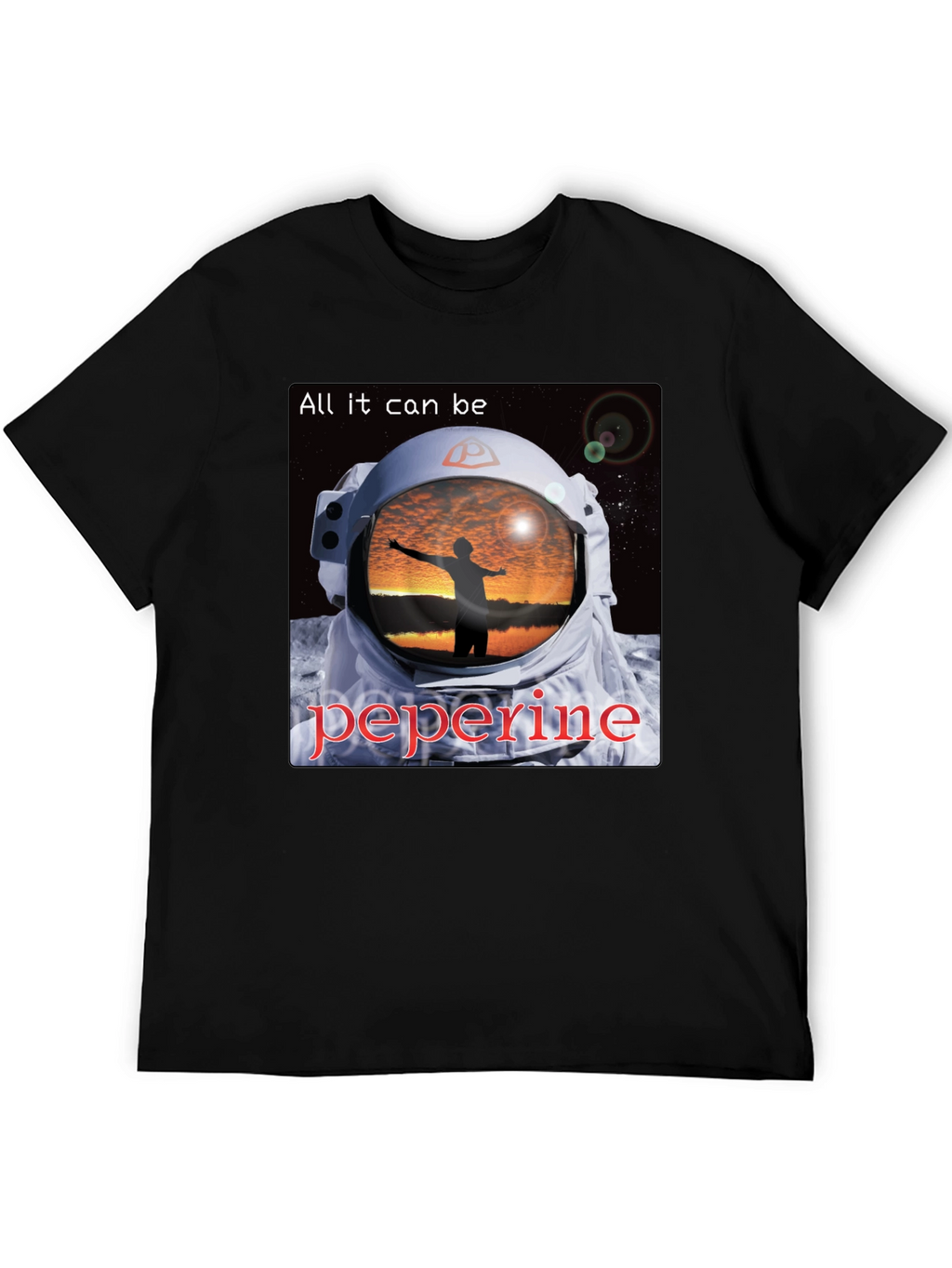 Astronaut Sunset T-Shirt - All It Can Be