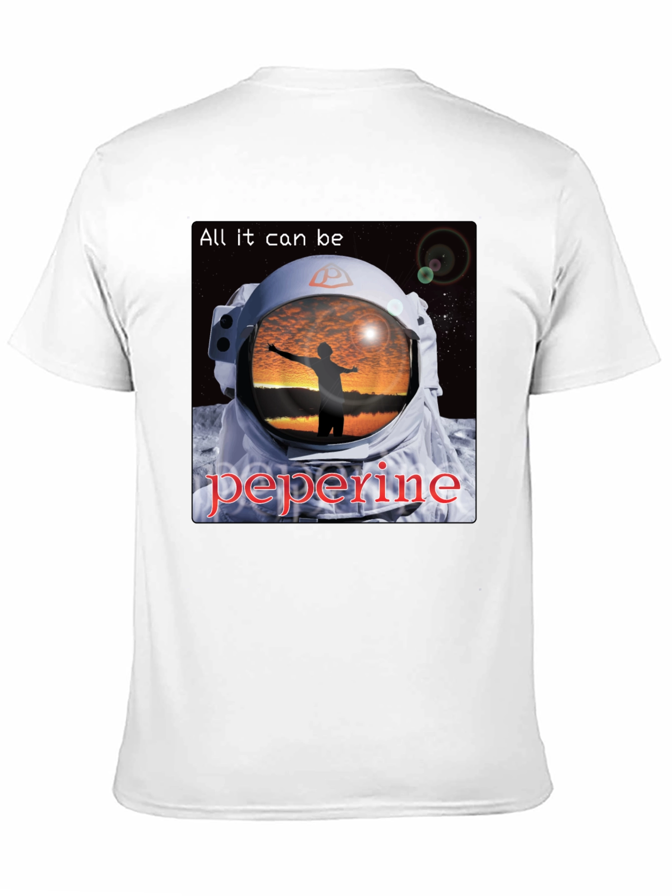 Astronaut Sunset T-Shirt - All It Can Be