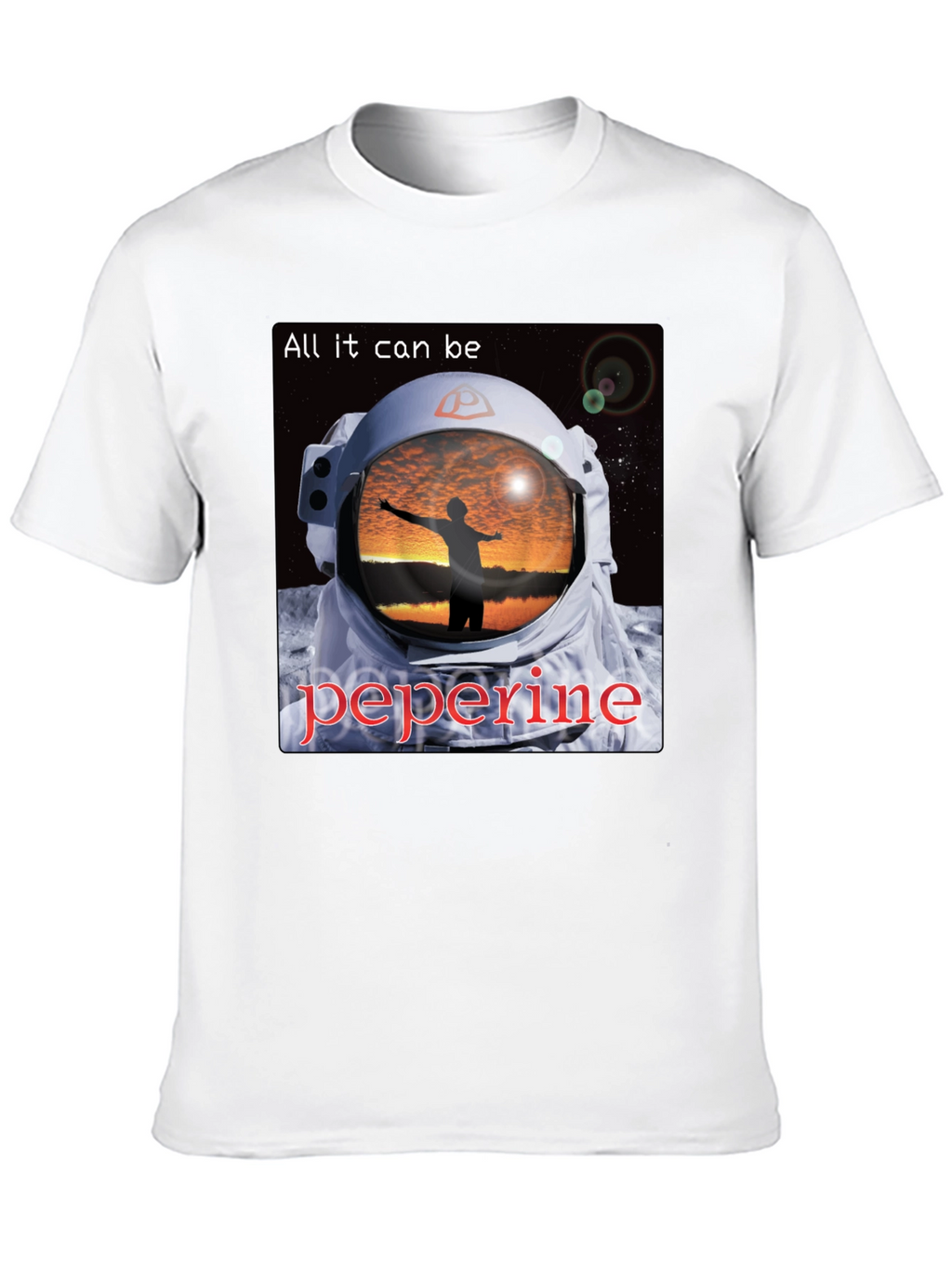 Astronaut Sunset T-Shirt - All It Can Be