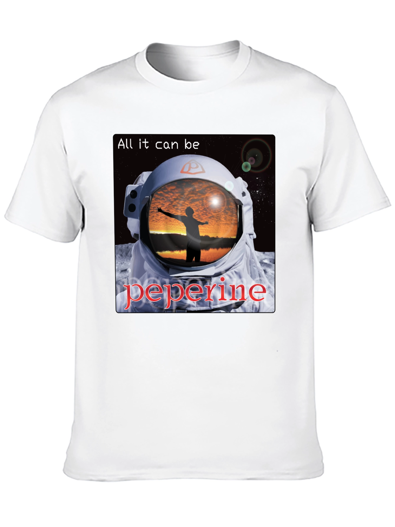 Astronaut Sunset T-Shirt - All It Can Be
