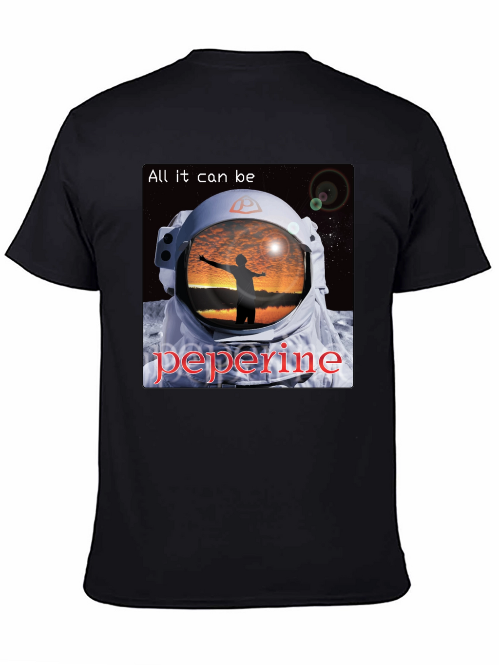 Astronaut Sunset T-Shirt - All It Can Be