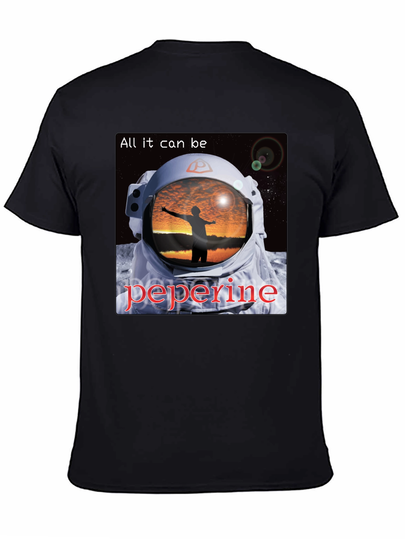 Astronaut Sunset T-Shirt - All It Can Be