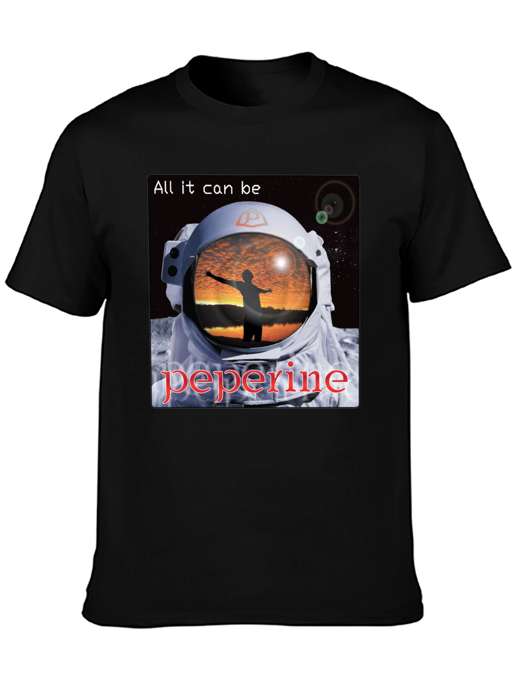 Astronaut Sunset T-Shirt - All It Can Be