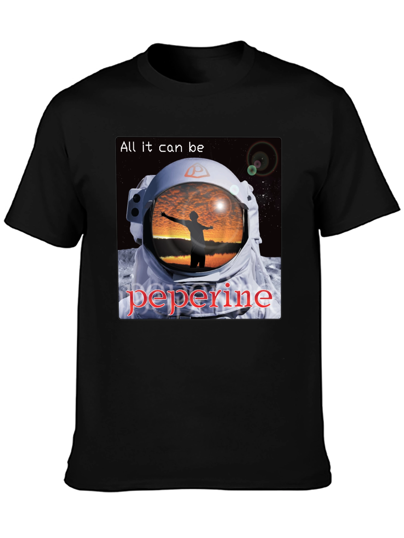 Astronaut Sunset T-Shirt - All It Can Be
