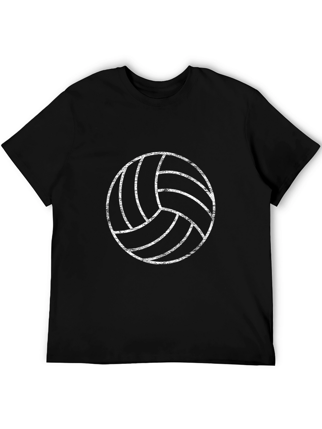 Volleyball Graphic Tee - Black