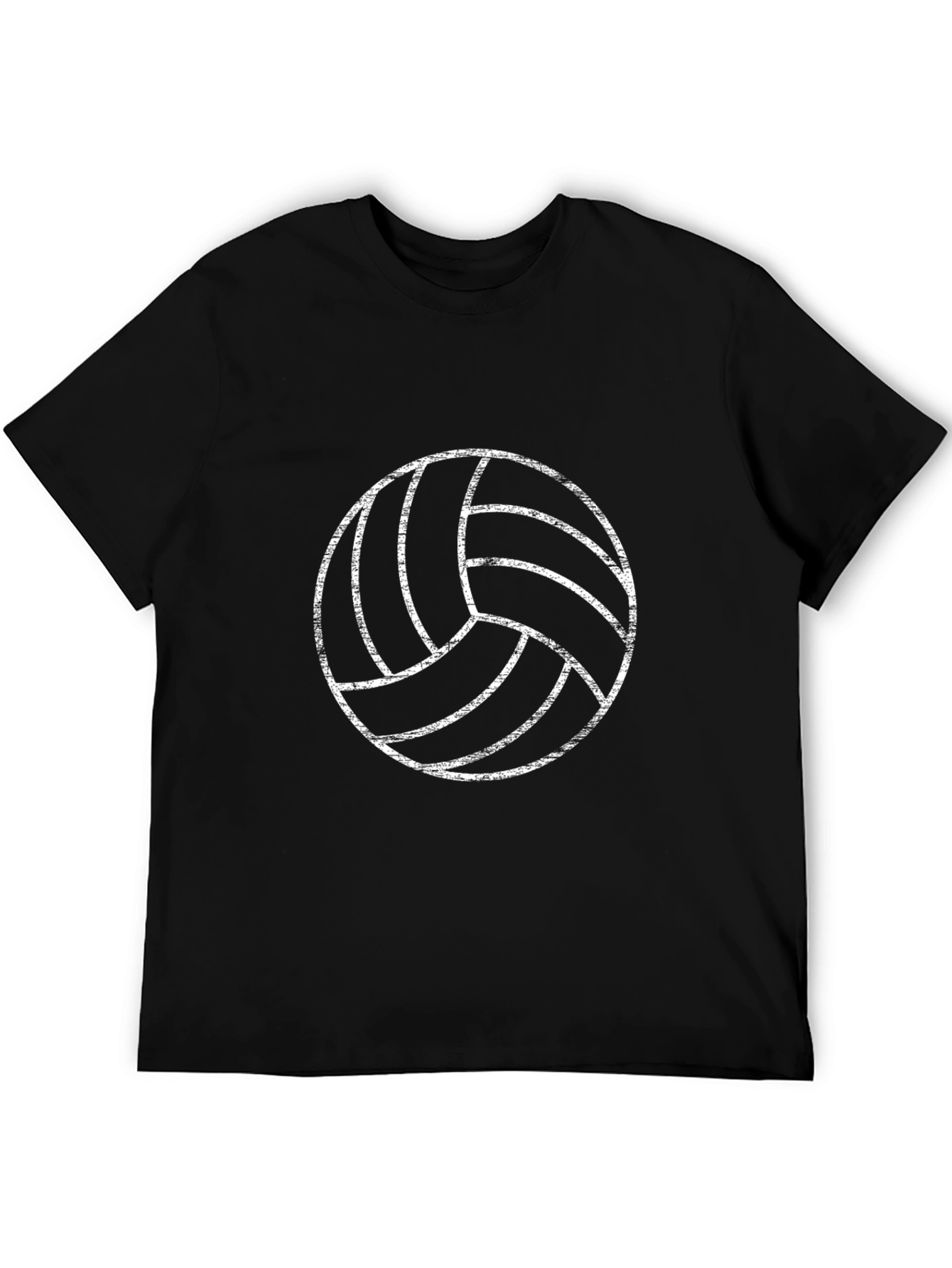 Volleyball Graphic Tee - Black