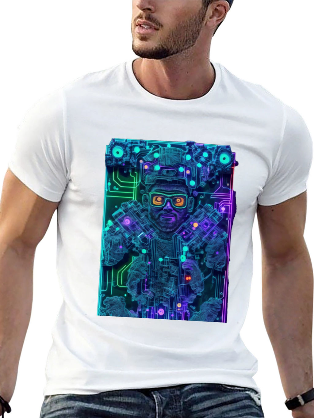 Cyberpunk Circuit T-Shirt