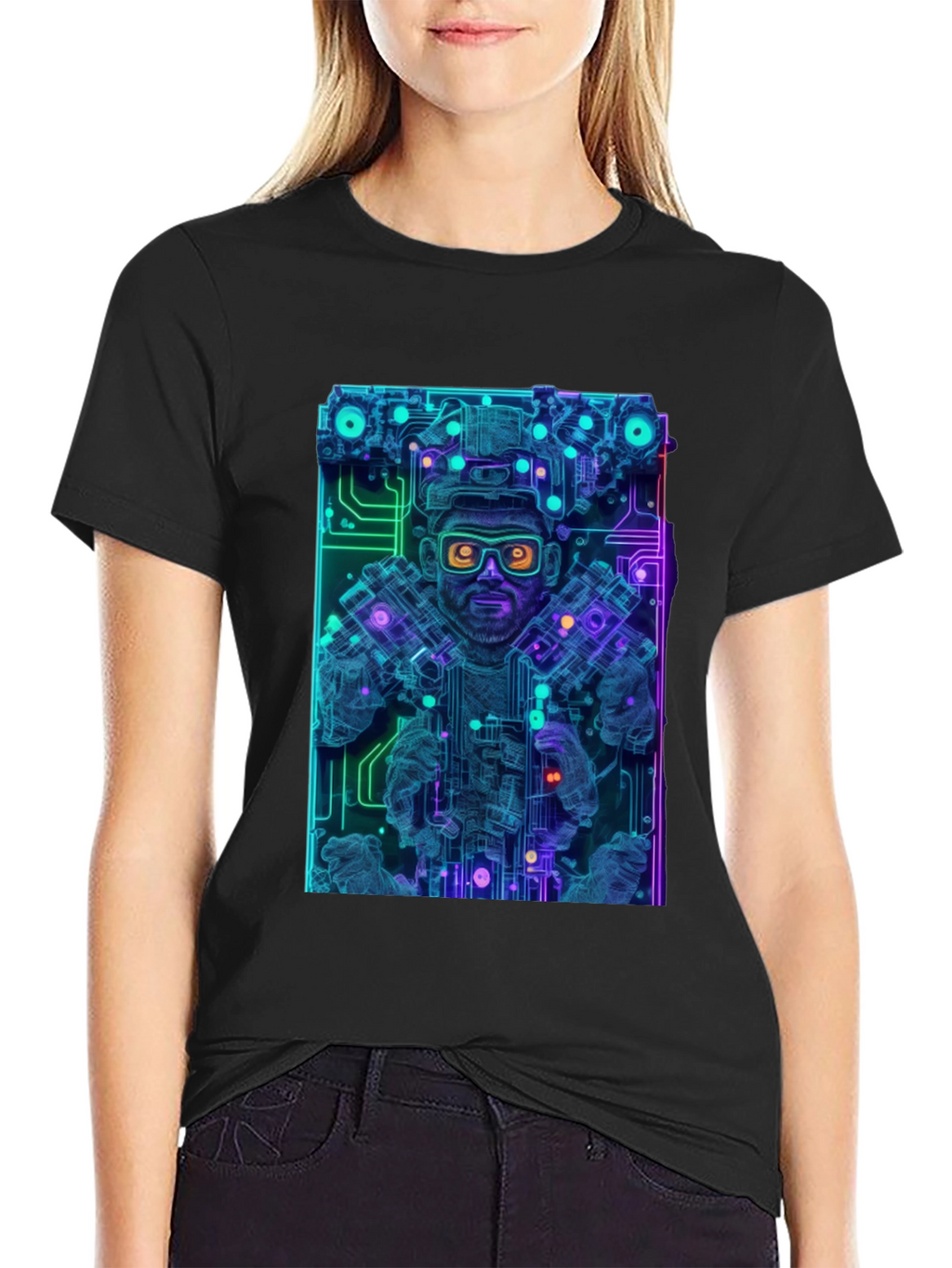 Cyberpunk Circuit T-Shirt