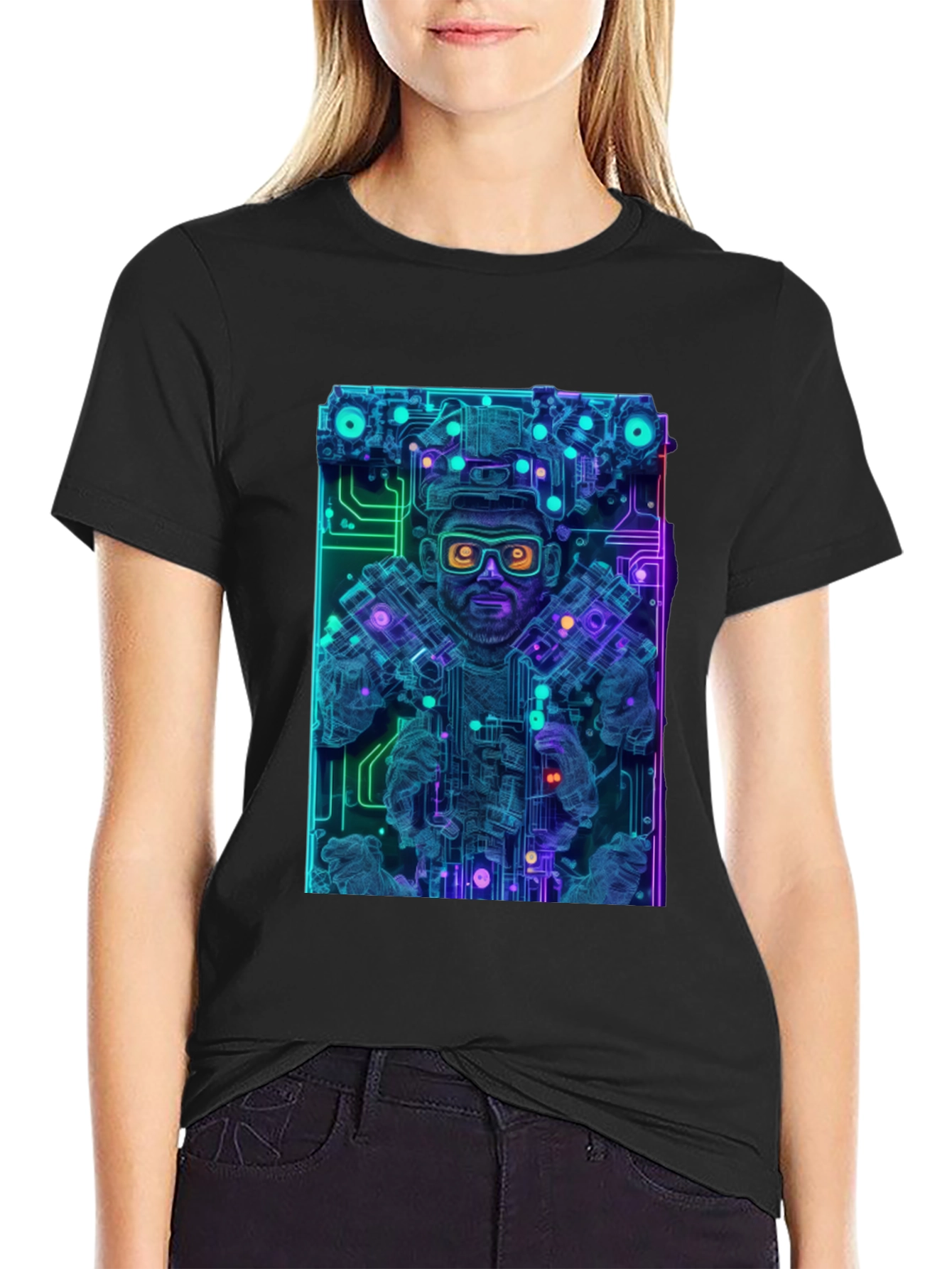 Cyberpunk Circuit T-Shirt