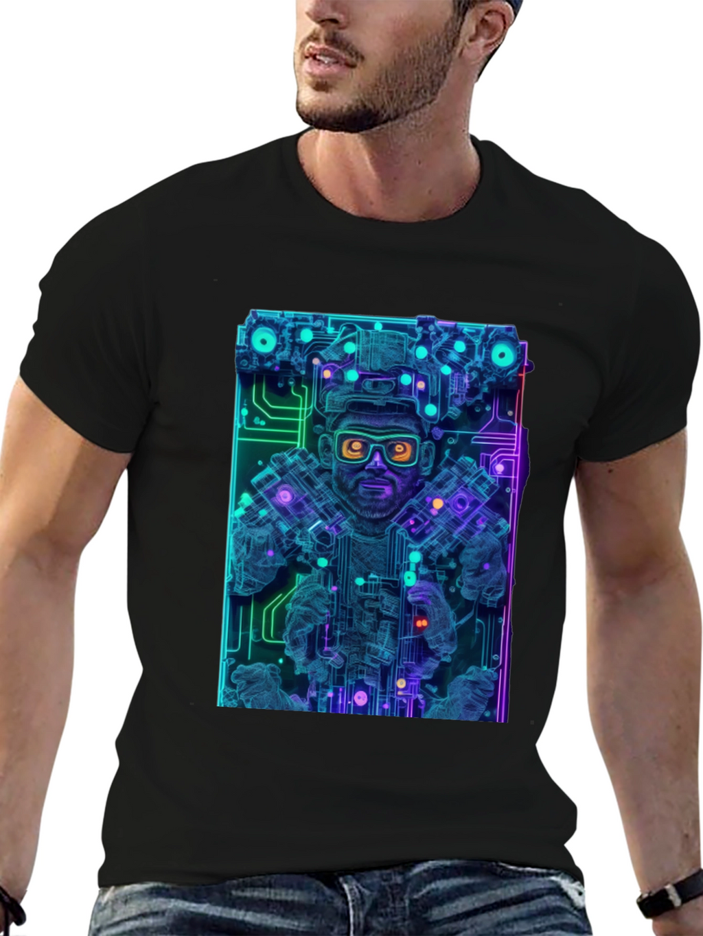 Cyberpunk Circuit T-Shirt