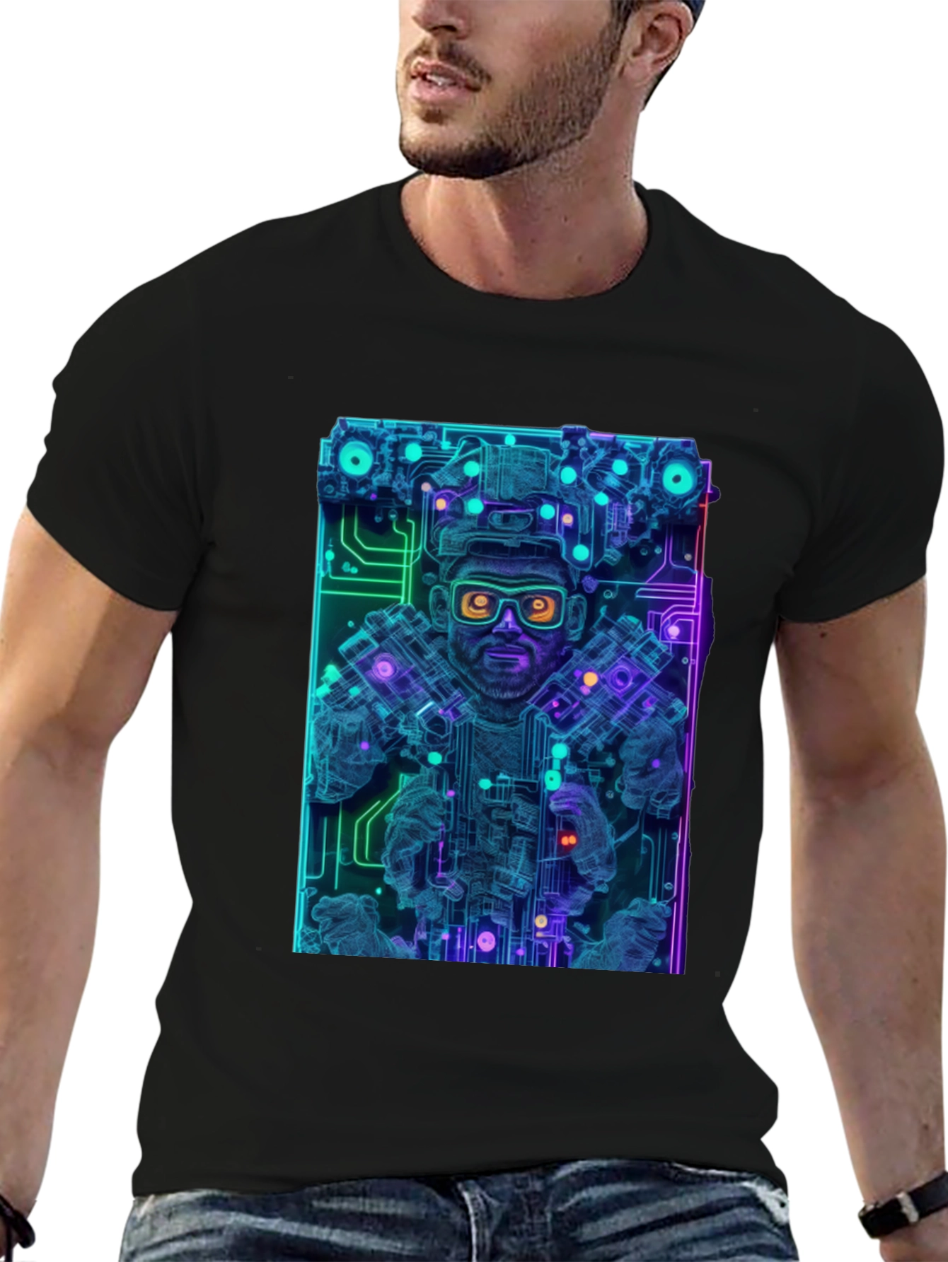 Cyberpunk Circuit T-Shirt