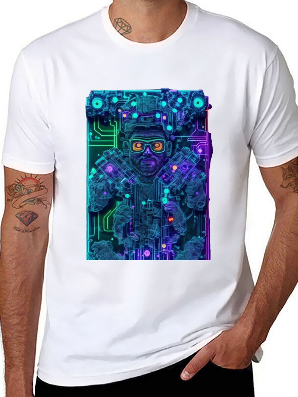 Cyberpunk Circuit T-Shirt