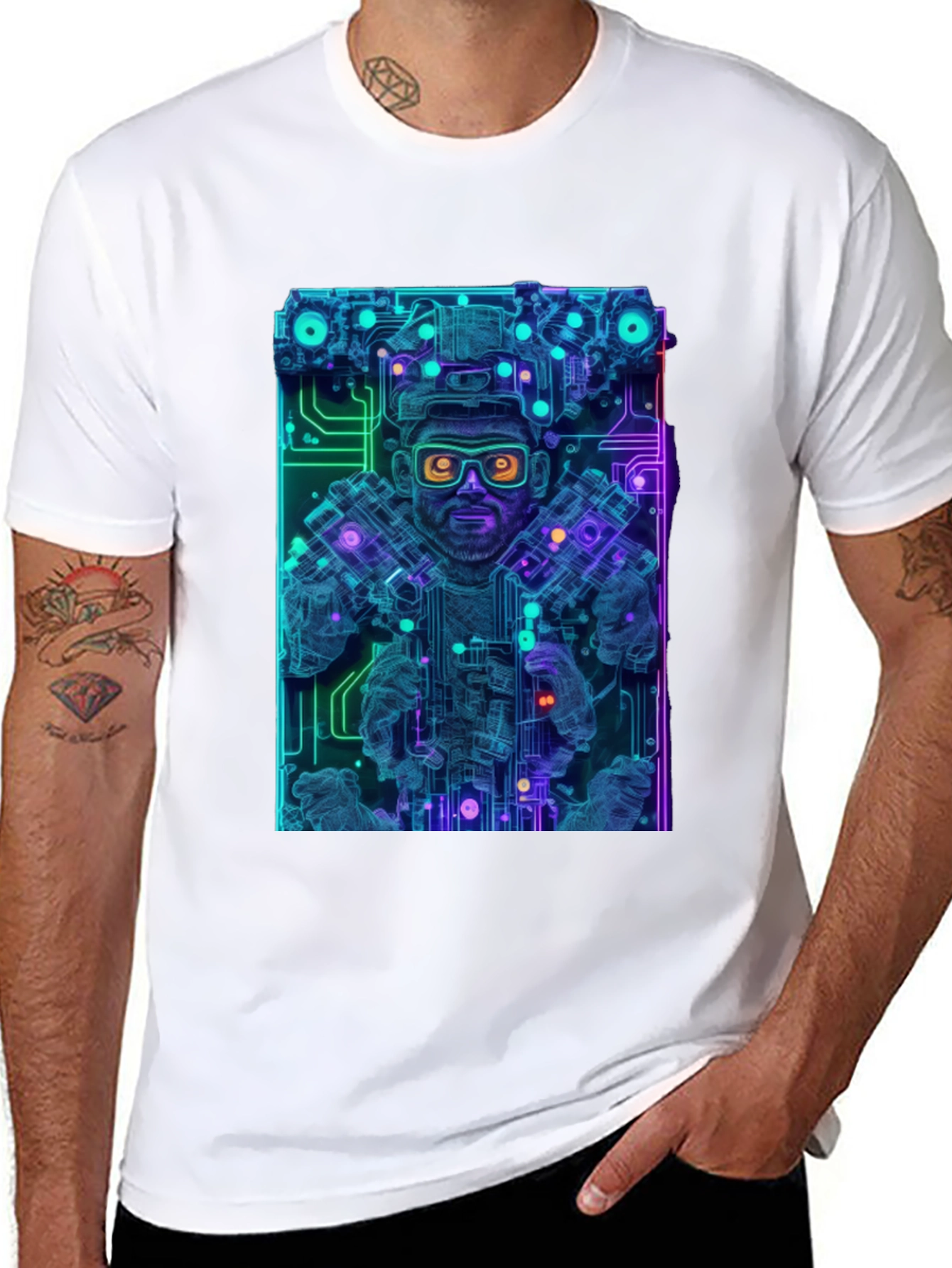 Cyberpunk Circuit T-Shirt