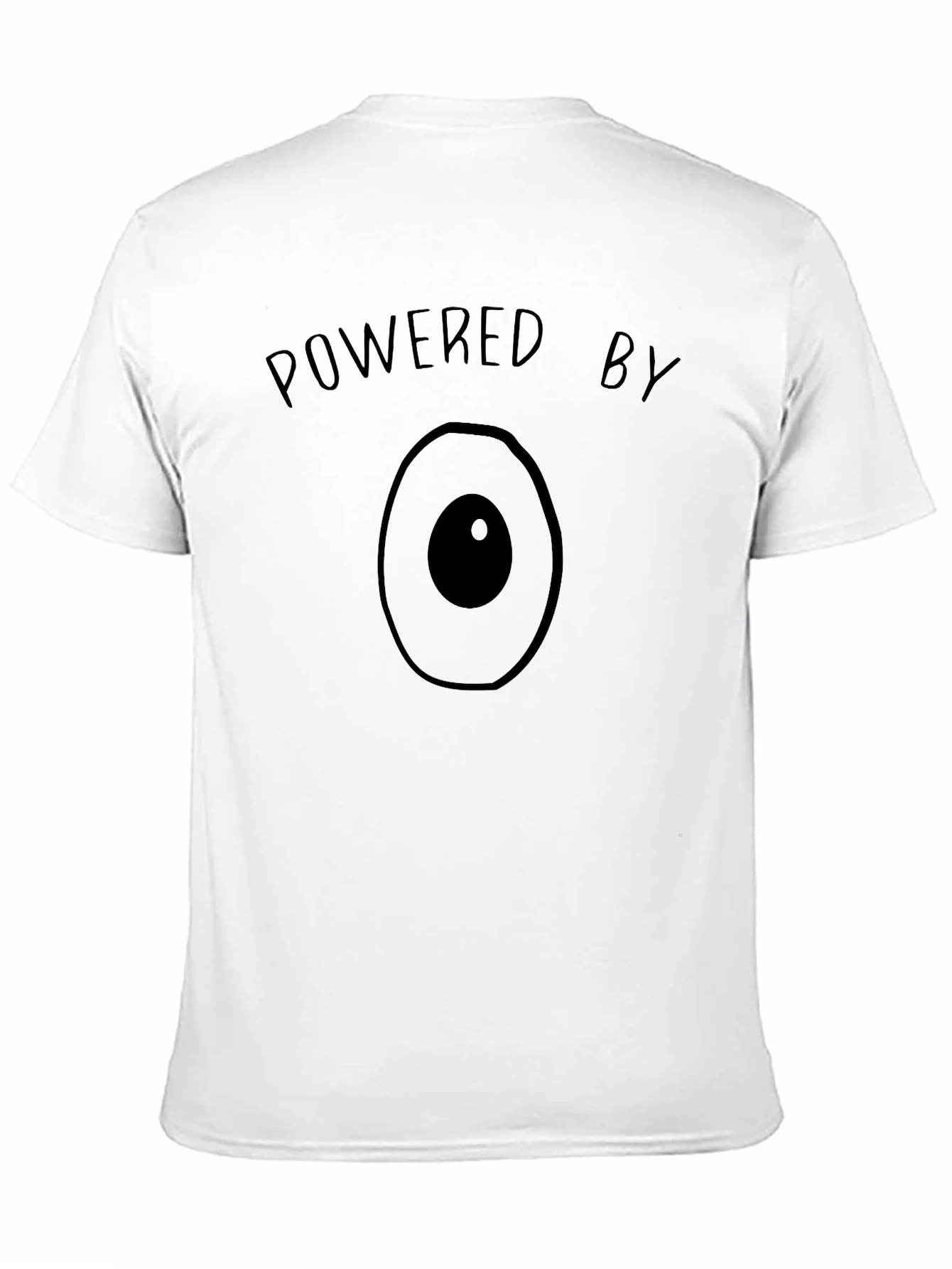 Powered by Avocado Funny Graphic Tee - Black