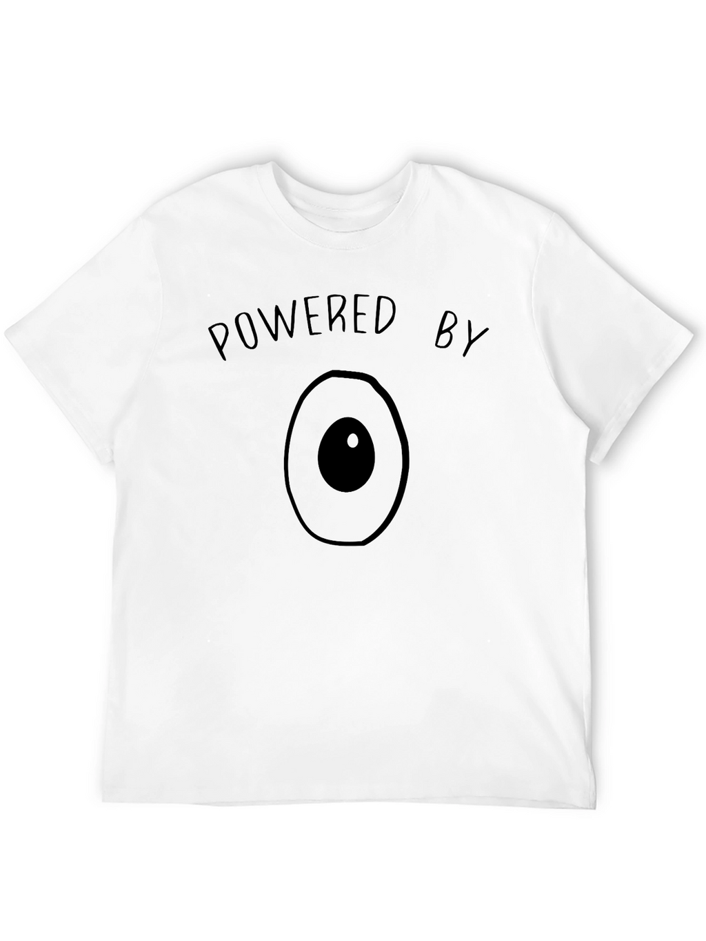 Powered by Avocado Funny Graphic Tee - Black