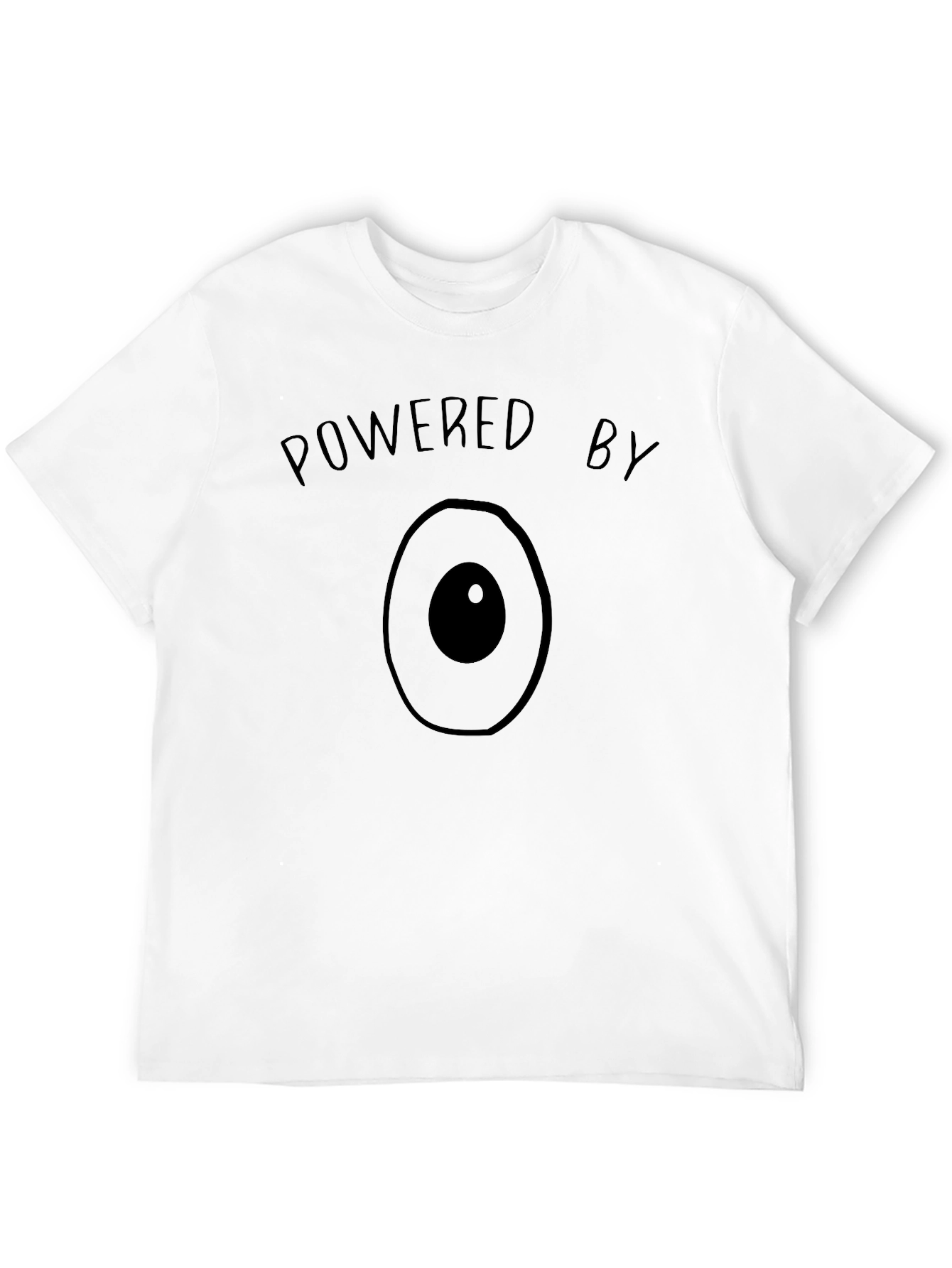 Powered by Avocado Funny Graphic Tee - Black