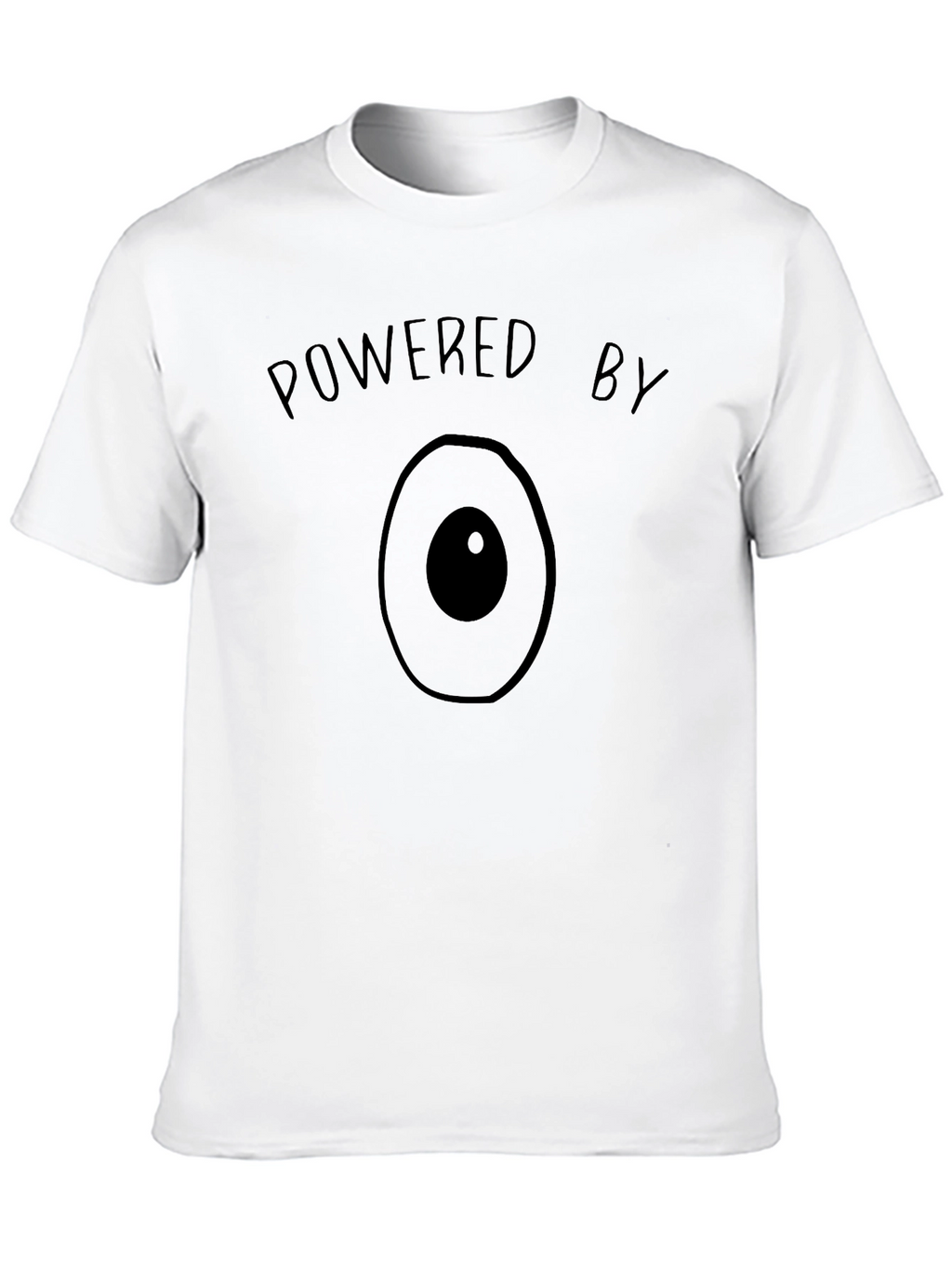 Powered by Avocado Funny Graphic Tee - Black