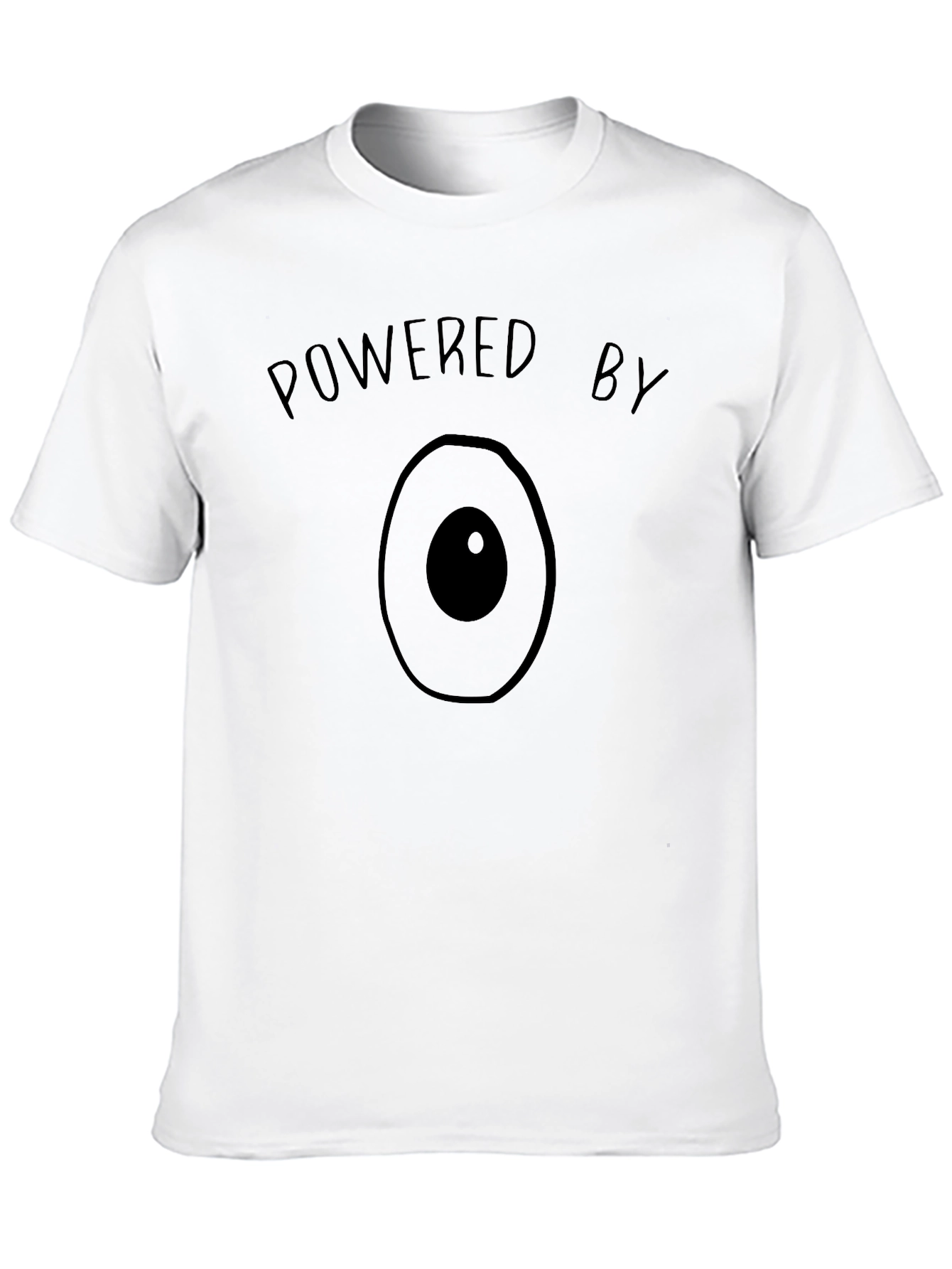 Powered by Avocado Funny Graphic Tee - Black