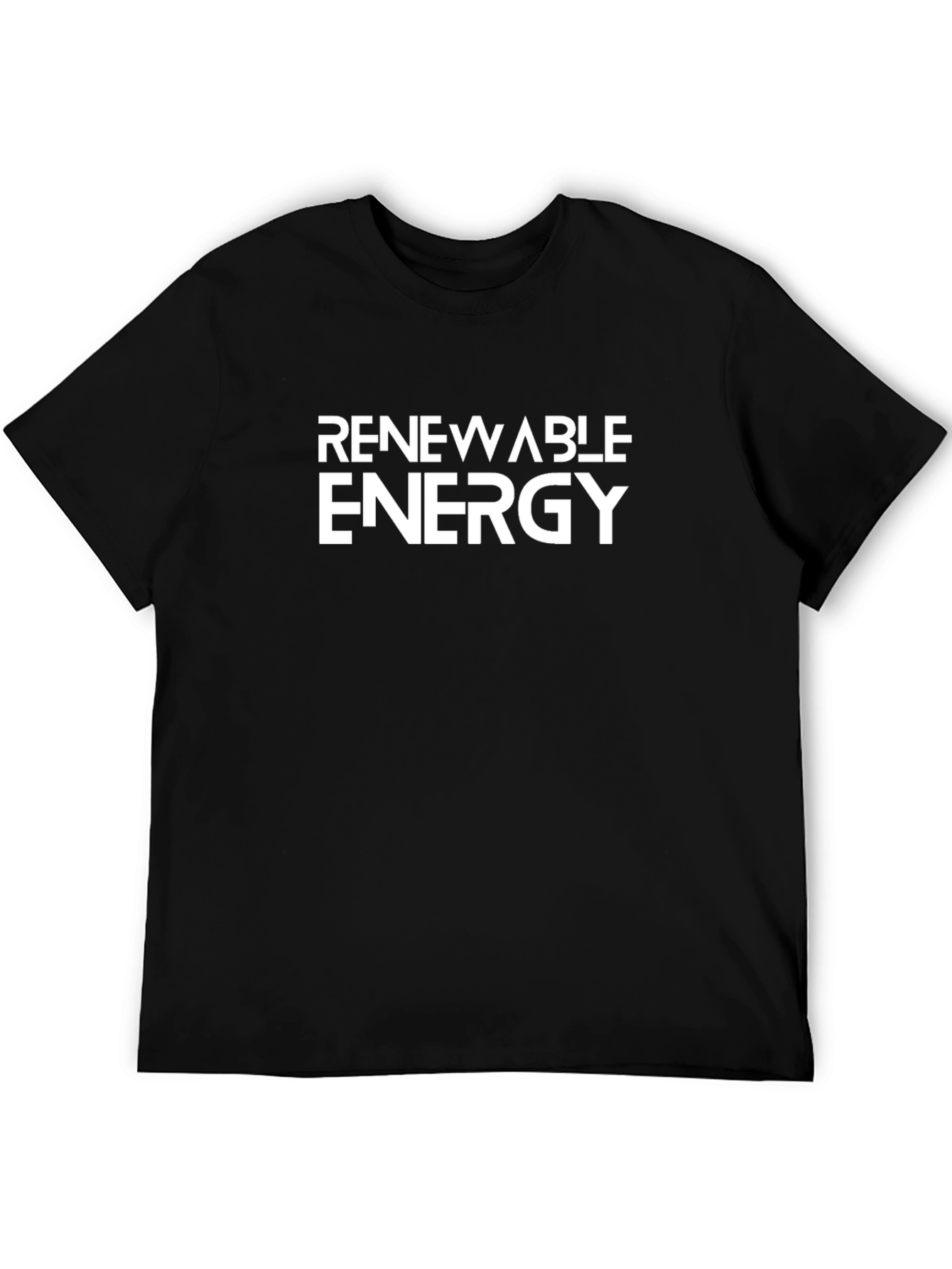 Renewable Energy Black Graphic Tee