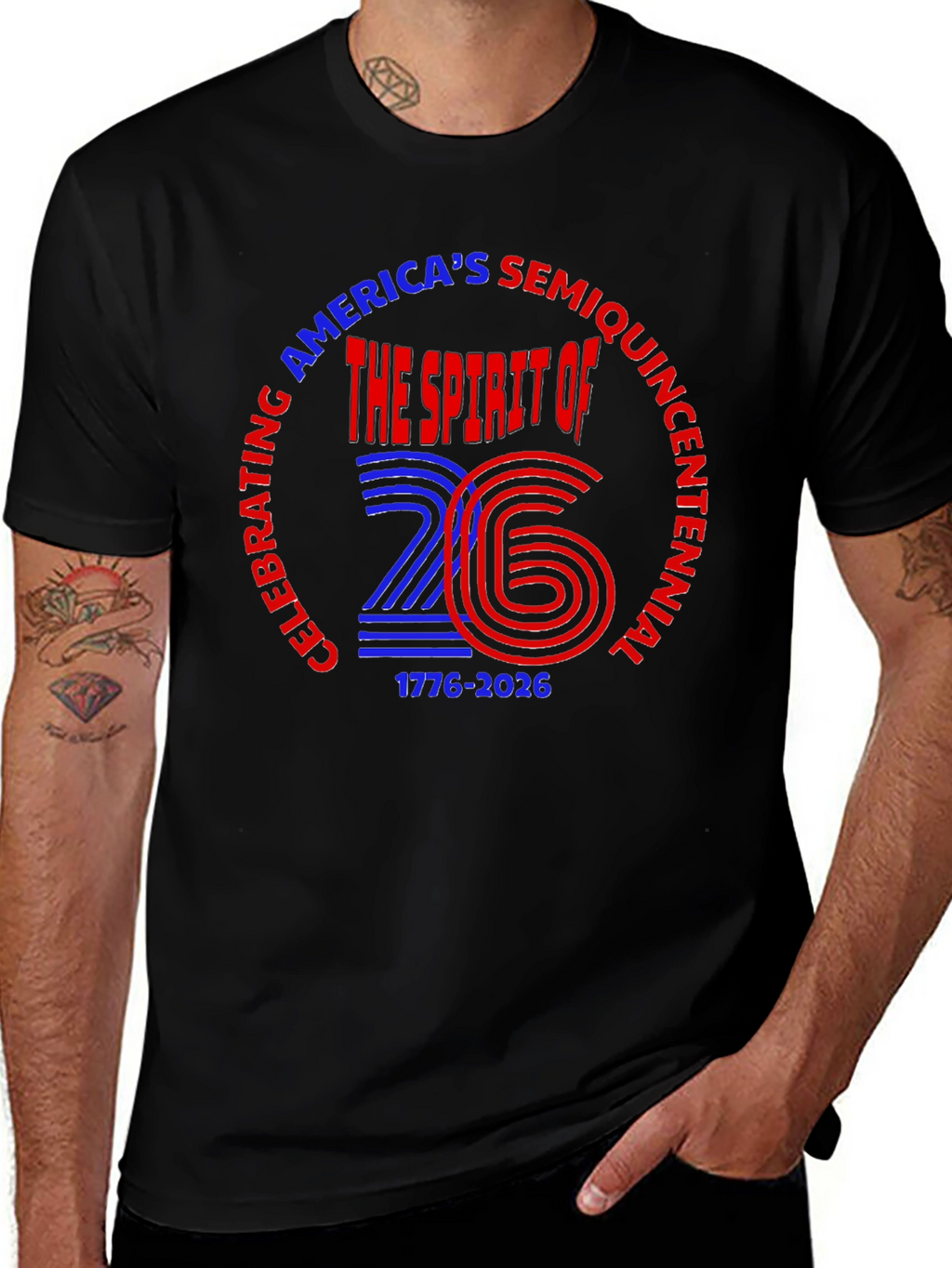 Americas Semiquincentennial T-Shirt 1776-2026