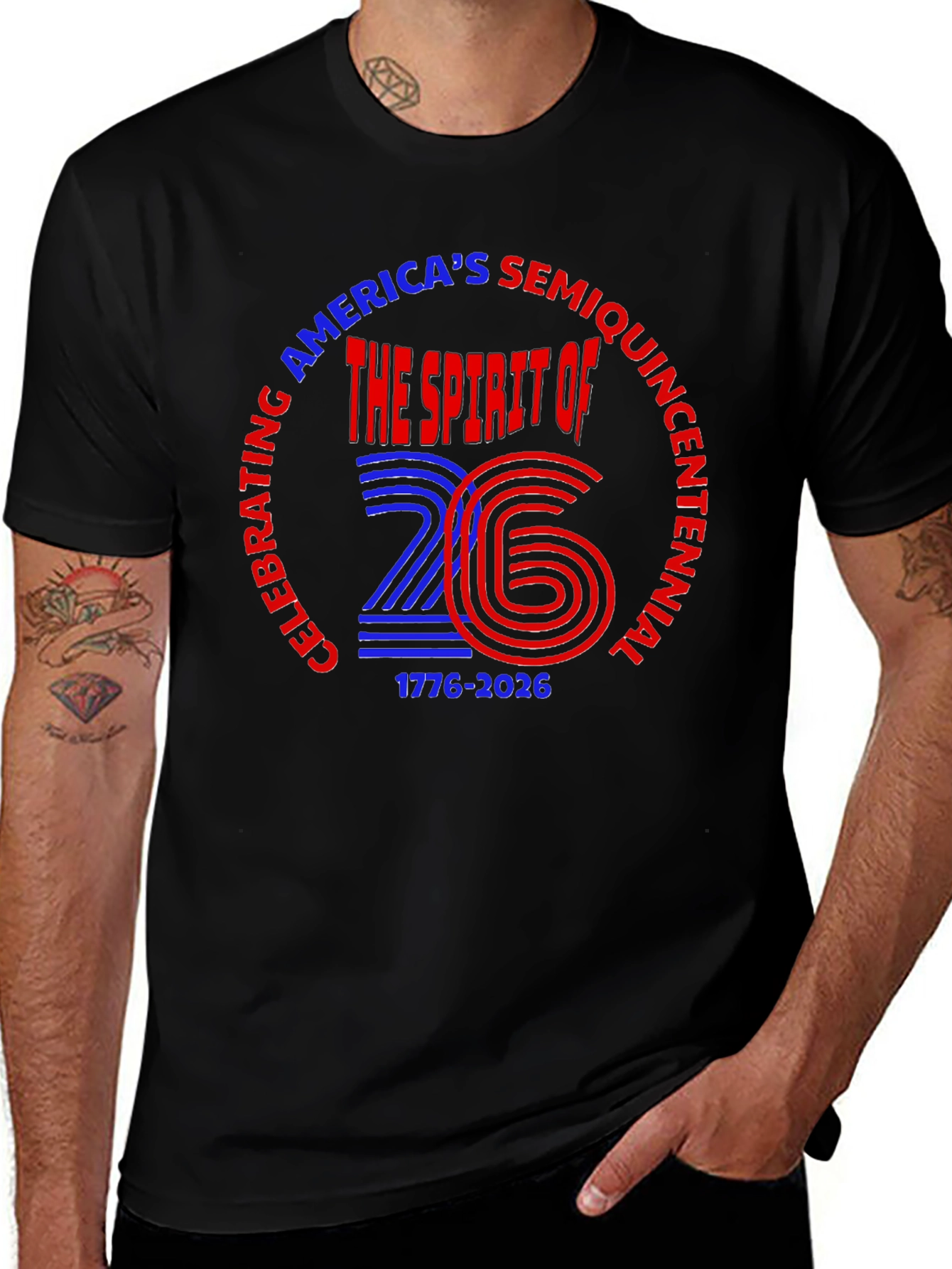 Americas Semiquincentennial T-Shirt 1776-2026