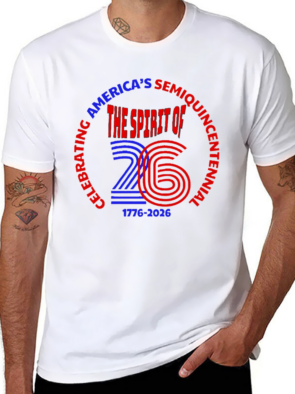 Americas Semiquincentennial T-Shirt 1776-2026