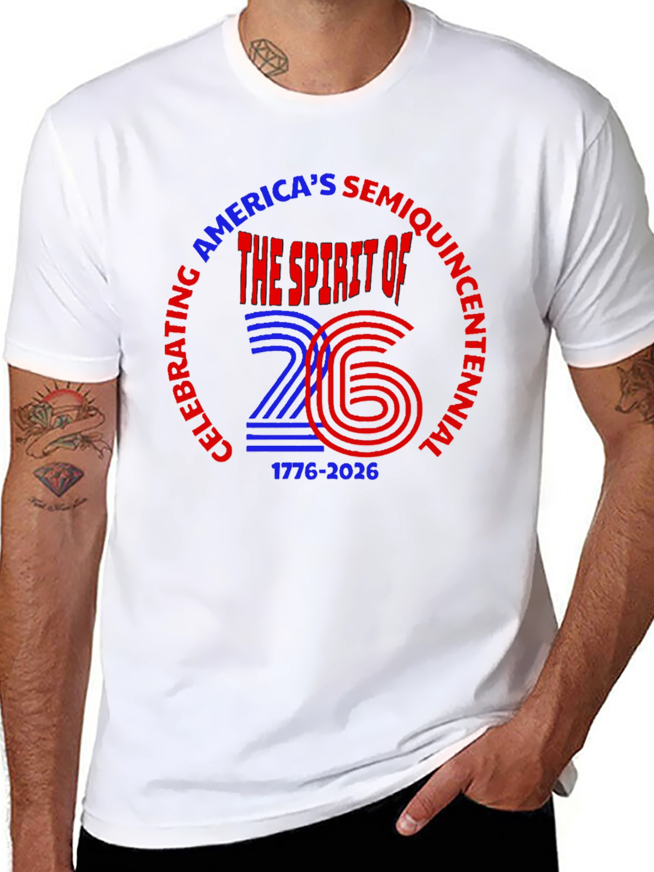 Americas Semiquincentennial T-Shirt 1776-2026