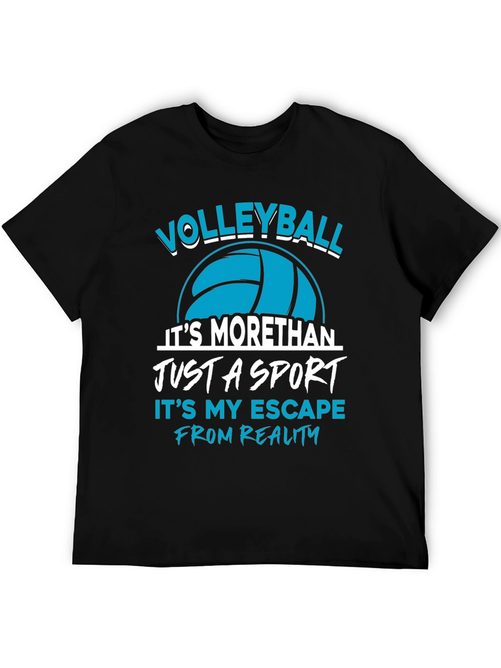 Volleyball Sport T-Shirt Escape from Reality