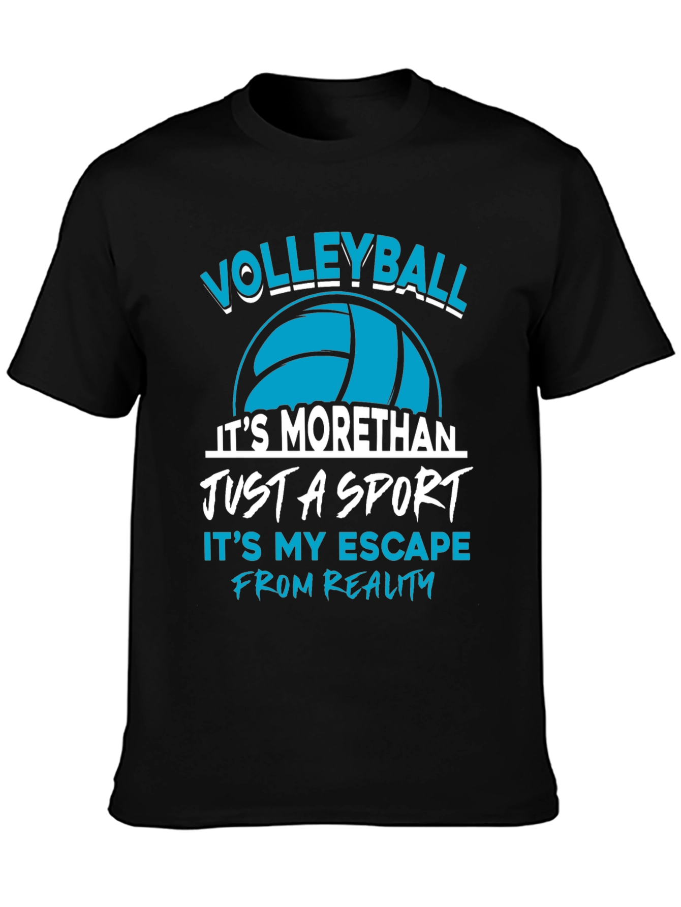 Volleyball Sport T-Shirt Escape from Reality