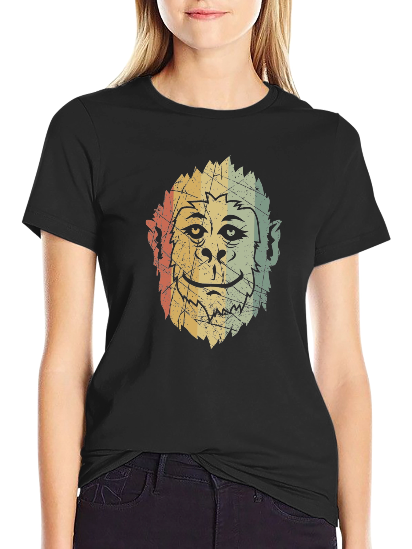 Retro Bigfoot T-Shirt - Sasquatch Graphic Tee