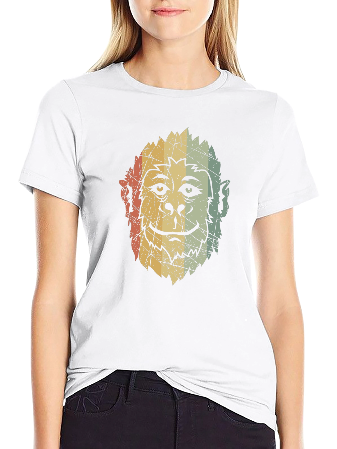 Retro Bigfoot T-Shirt - Sasquatch Graphic Tee
