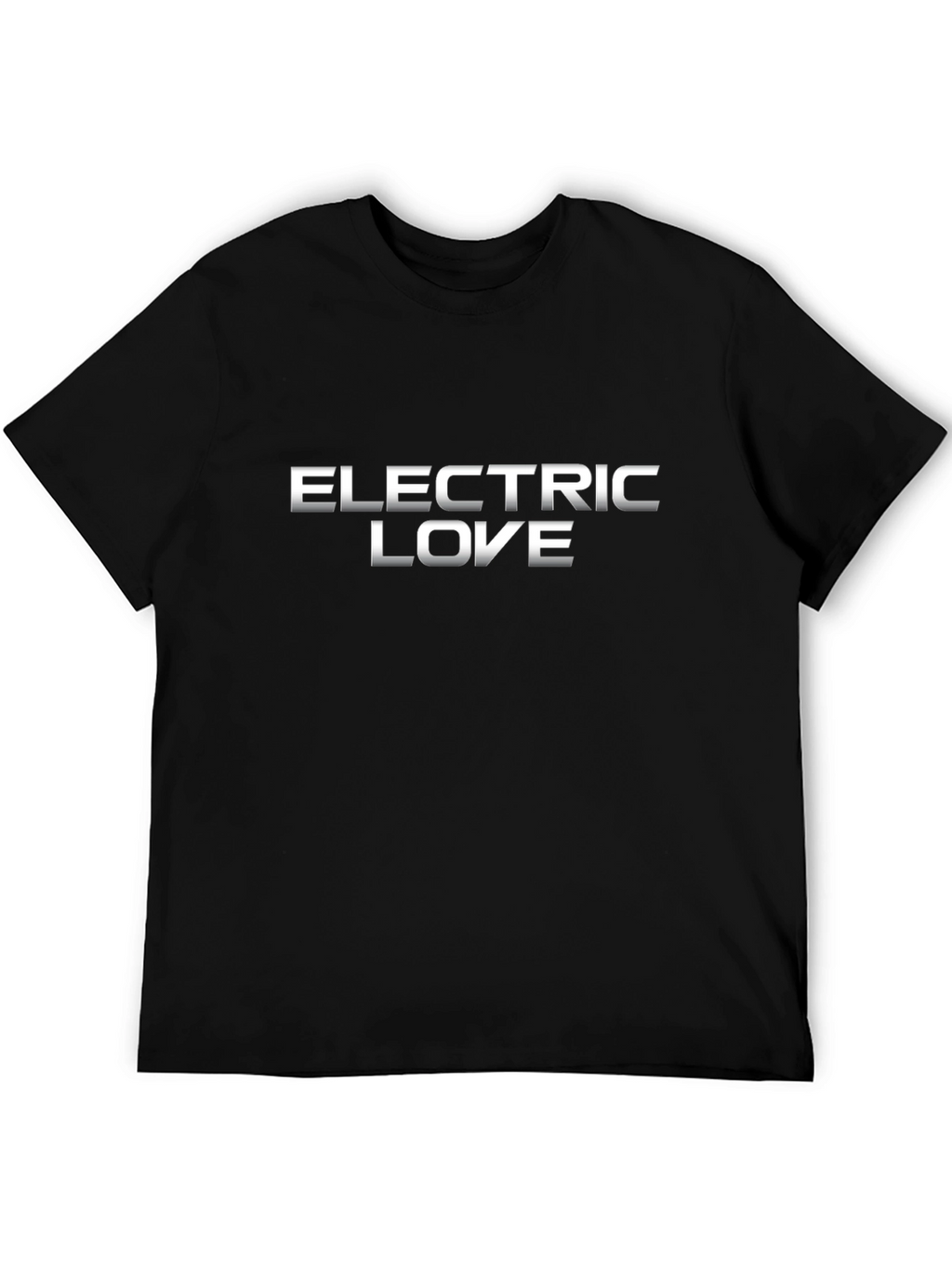 Electric Love T-Shirt - Black Short Sleeve Tee
